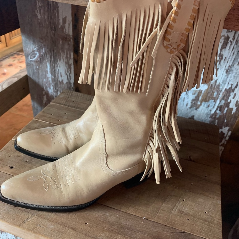 Naked Feet Fringe boots